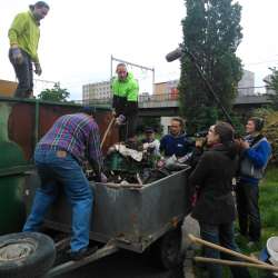 Natáčení pro ČT - Občanské noviny - Jak se uklízí Česko