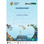 Poděkování pro malé účastníky úklidu - Mimi a Líza