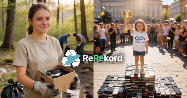 eRekord - pokus o Český Rekord ve sběru a Recyklaci vysloužilých mobilů