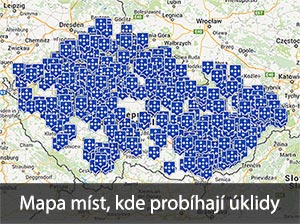 Mapa úklidů